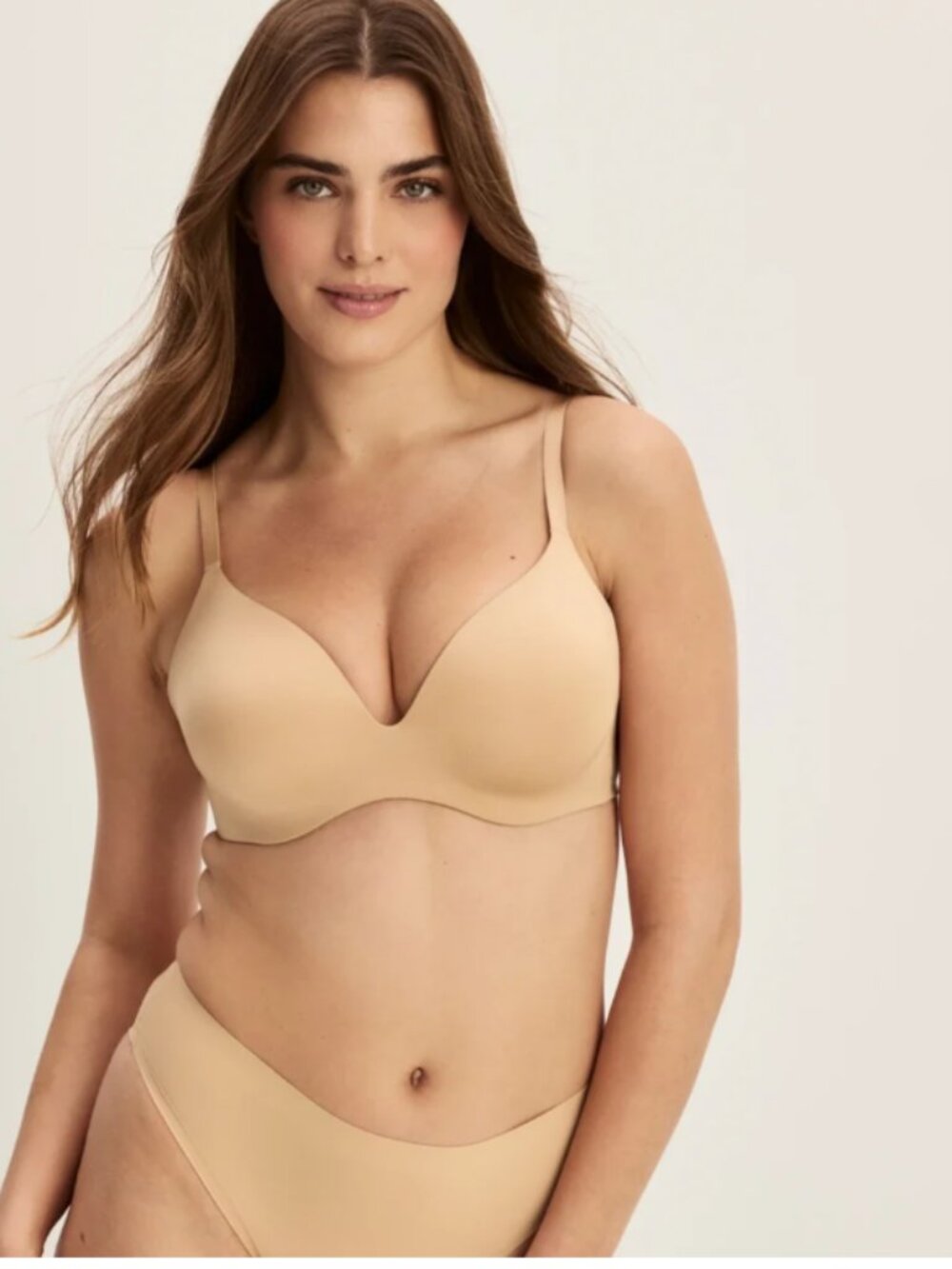 NWT Knix Uplift Push Up Bra in Warm Sand Size 32E